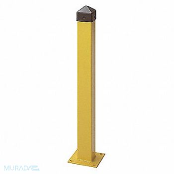 GRAINGER APPROVED Bollard Concrete 5 36 in H Yellow, 3KZU7