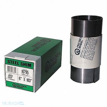 PRECISION BRAND Shim Stock Roll Cold Low Stl 0.0090 In, 5EY31