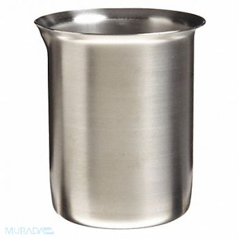 GRAINGER APPROVED Beveled Beaker 600mL SS, 3LDT9