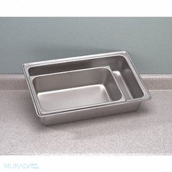 GRAINGER APPROVED Dimpled Pan 1 7/8 Qt 4X6 7/8X6.25 304SS, 3LEP1