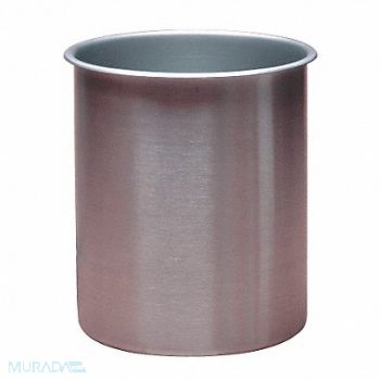 GRAINGER APPROVED Rolled Beaker 7.8L SS, 3LEK3