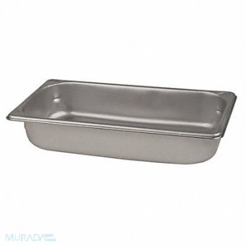 GRAINGER APPROVED Dimpled Pan 2 5/8 Qt 2.5X6 7/8X12.75 SS, 3LEN6