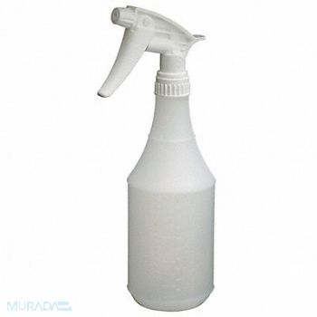 GRAINGER APPROVED TriggrSprayBottle 24oz 12 1/2 H Whte PK3, 3LFP9