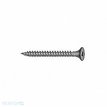 GRAINGER APPROVED Drywall Screw 6 L #10 Phosphate PK1000, 178J44