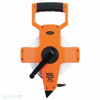 KESON Tape Measure 1/2 In x 100 ft/30m Pumpkin, 3LJT4