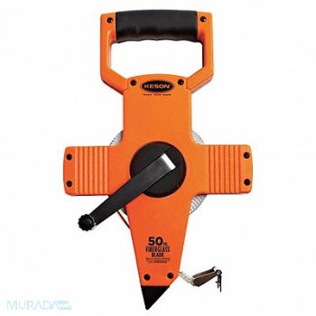 KESON Tape Measure 1/2 In x 50 ft/15m Pumpkin, 3LJU4