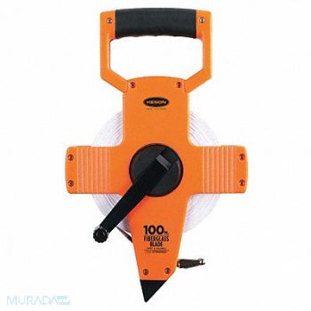 KESON Tape Measure 1/2 In x 100 ft/30m Pumpkin, 3LJU5