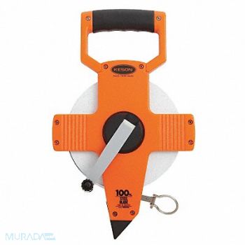 KESON Long Tape Measure 3/8 In x 100 ft Gray, 3LJV1