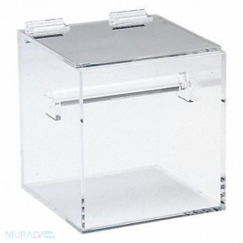 BRADY Safety Label Dispenser Plastic Clear Win, 3LKH9