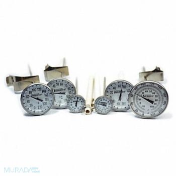 THERMCO Dial Pocket Thermometer 8 in L, 3LPL8