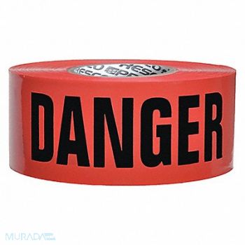 PRESCO PRODUCTS CO Barricade Tape Red/Black 1000 ft x 3 In, 8ND06