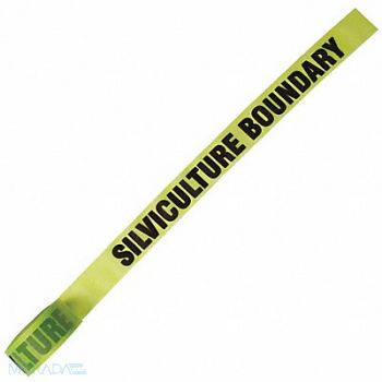 PRESCO PRODUCTS CO Flagging Tape Lime Glo/Black 150 ft, 3LUX8