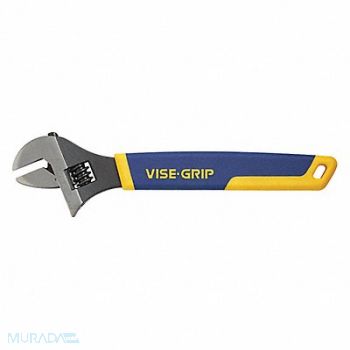 IRWIN VISE-GRIP Adj. Wrench Steel Chrome 12, 3LXP1