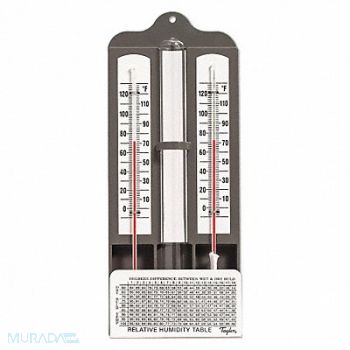 TAYLOR Mason Hygrometer Range 0/120 F, 3LYF9
