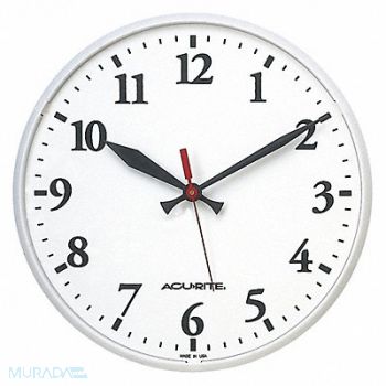 ACURITE Wall Clock Analog Battery, 3LYK5