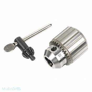 JACOBS Drill Chuck Keyed Steel 1/2 In 33JT, 3M396
