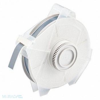 BRADY Tape Gray 100 ft L 1/2 in W, 9W166