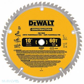 DEWALT Circular Saw Blade Blade Dia 10 in., 3MF71