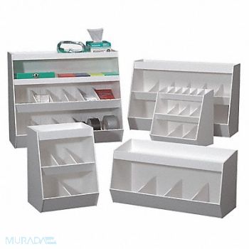 AK Lab Storage Bin 14Comp 20x24x10In, 3MGT4