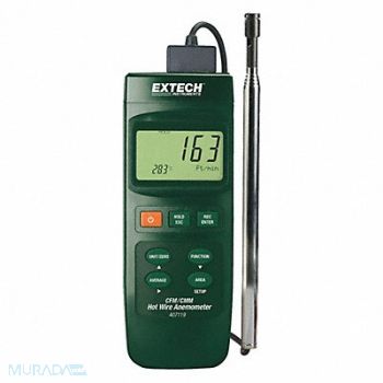 EXTECH Anemometer 40 to 3346 fpm, 3MPE6