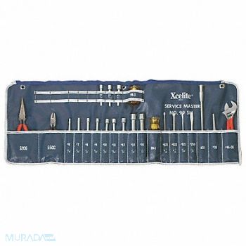 XCELITE General Hand Tool Kit No of Pcs. 23, 3MPE8