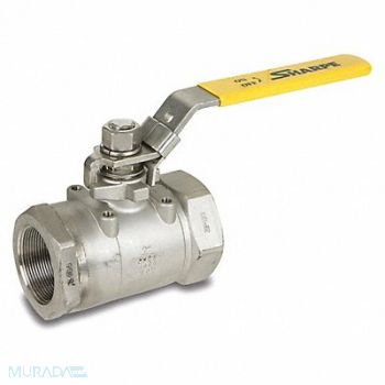 GRAINGER APPROVED SS Ball Valve FNPT 1/4 in, 3MRD6