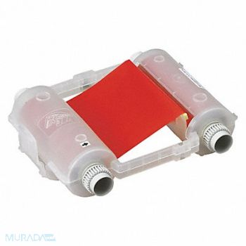BRADY D9031 Ribbon Cartridge Red 4-1/8 W 200 ft L, 3MU44