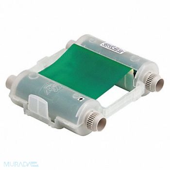 BRADY D9031 Ribbon Cartridge Green 4-1/8 W 200 ft.L, 3MU46