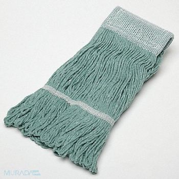 ABILITY ONE Wet Mop Green Acrylic/Nylon/Rayon/PET, 3NB98