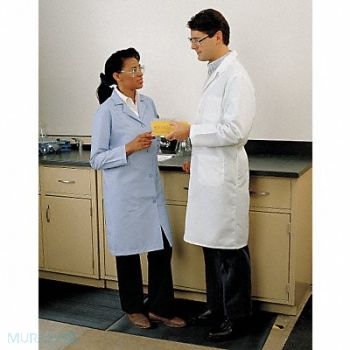 VF IMAGEWEAR Lab Coat M Blue 41 1/2 in L, 3NDL9