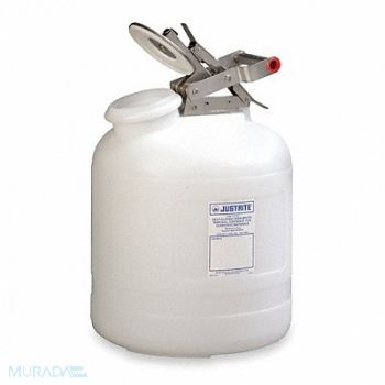 JUSTRITE Safety Disposal Can 2-1/2 gal Corrosives, 3NKH6