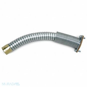 JUSTRITE Flexible Hose Stainless Steel Silver 1, 3NKN3