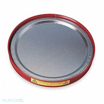 JUSTRITE Spill Tray 1-1/4 H Red 0.25 gal., 3NKR8
