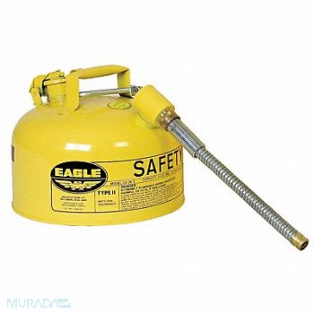 EAGLE Type II Safety Can Yellow 9-1/2 in H, 3NKU6