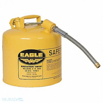 EAGLE Type II Safety Can Yellow 15-7/8 H, 3NKU8