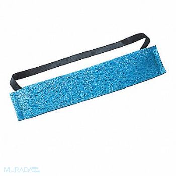 THIN THIRSTY Sweatband Blue Universal PK100, 3NNP8