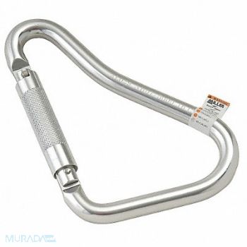HONEYWELL MILLER Carabiner Pear Silver, 36WA17