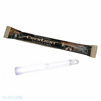 CHEMLIGHT BY CYALUME TECHNOLOGIES Lightstick White 6 L 8 hr PK10, 3NRA8