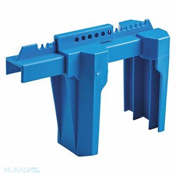 BRADY Ball Valve Lockout Blue 2 to 8 In., 3NRL7