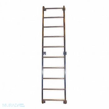 TRI-ARC Side Step Dock Ladder 12 Steps 146 In, 3NUU7