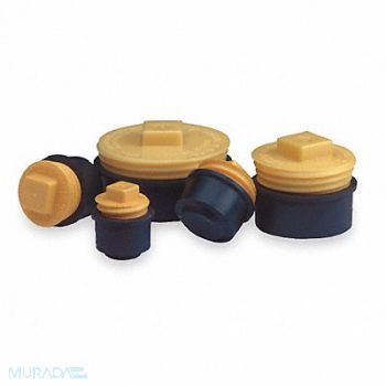 CHERNE Pipe Plug Raised Square 3.7 H 3 Pipe, 3NVU6