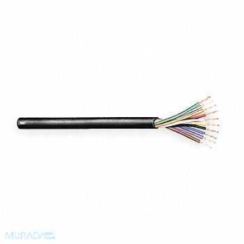 CAROL Sprinkler Wire 10 Cond 18AWG 500ft Blk, 3NXN7