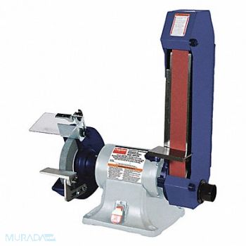 DAYTON Combo Belt Bench Grinder 8 In Dia 2x48, 3NYA7