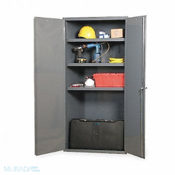 DURHAM MFG Storage Cabinet 72 x36 x24 Gray 3Shlv, 3NYL7