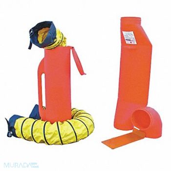 AIR SYSTEMS INTERNATIONAL Ventilation Kit 6 and 15 ft Orange, 3PAN9