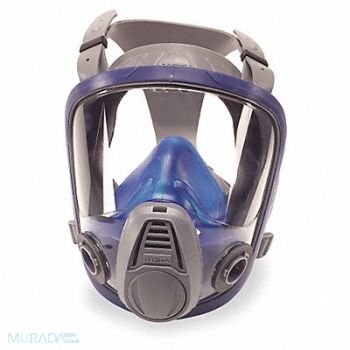 MSA Full Face Respirator M Blue Gray, 3PB93