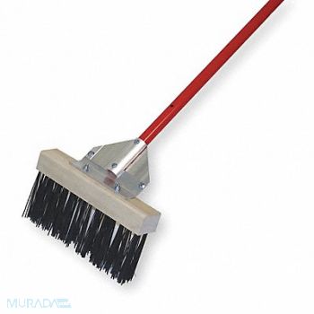 TOUGH GUY Push Broom 60 in Handle L 12 in Face, 3PCA6