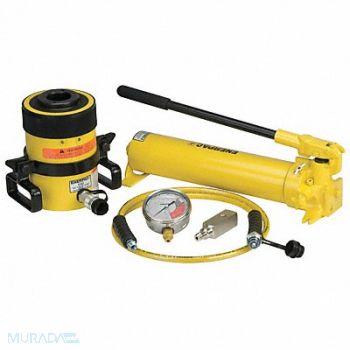 ENERPAC Hollow Hydraulic Ram and Pump Set, 3PCY8