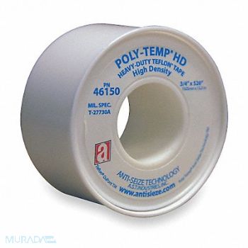 ANTI-SEIZE TECHNOLOGY Thread Sealant Tape 3/4 W White, 3PDL3