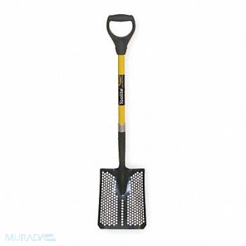 SEYMOUR MIDWEST TOOLITE Mud/Sifting Square Shovel 29 in Handle, 3PGD6
